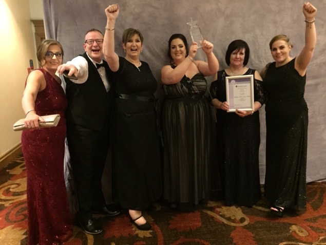 Annan Court Team at Scottish National Care Home Awards